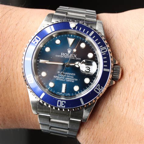 rolex submariner date blue bezel|rolex submariner blue bezel nickname.